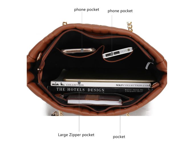 MKF Collection Alyne Vegan Leather Women Shoulder Bag by Mia k - Image 5