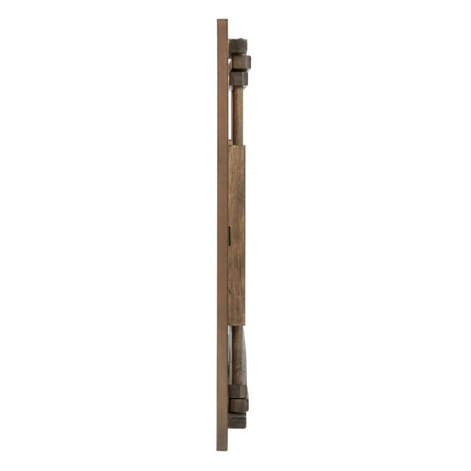 Indoor Oversized Single Folding Tray Table, Espresso, 26" x 23.6" x 17.7" - Image 3