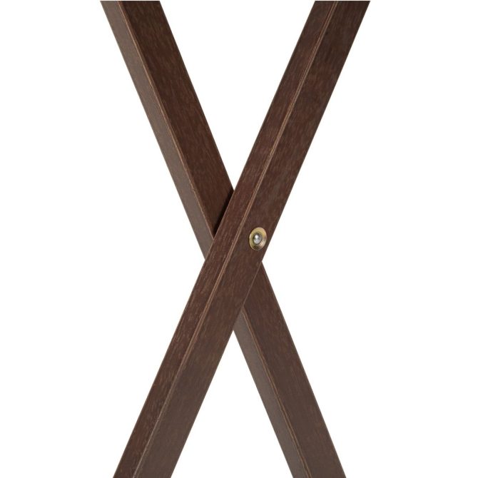 Indoor Oversized Single Folding Tray Table, Espresso, 26" x 23.6" x 17.7" - Image 4
