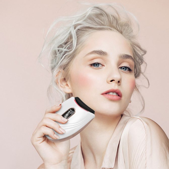 Electric Face Massager & Body Scraper Tool  Premium Device for Facial Lifting Skin  Gua Sha Tightening tools - Image 3