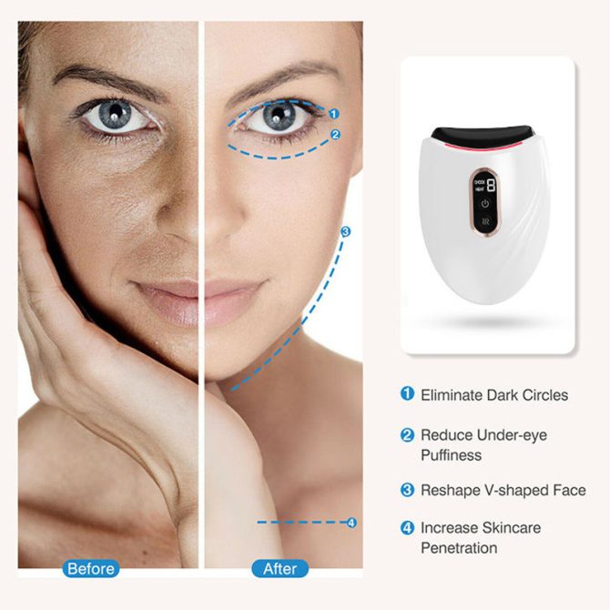 Electric Face Massager & Body Scraper Tool  Premium Device for Facial Lifting Skin  Gua Sha Tightening tools - Image 7