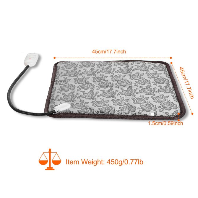 Pet Heating Pad Dog Cat Electric Heating Mat Waterproof Adjustable Warming Blanket - Image 9