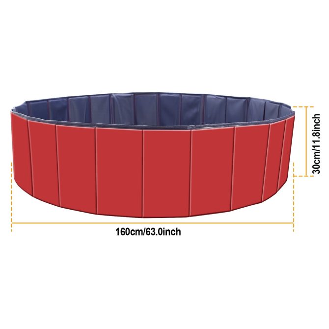 Foldable Pet Swimming Pool PVC Kiddie Baby Dog Swim Pool Bathing Tub Playmat Kids Pools - Image 8
