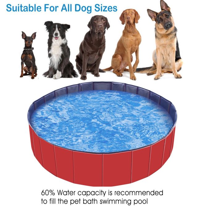 Foldable Pet Swimming Pool PVC Kiddie Baby Dog Swim Pool Bathing Tub Playmat Kids Pools - Image 9