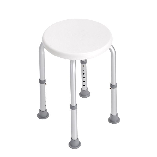 VEVOR Shower Chair for Inside Shower, Adjustable Height Shower Stool, Non-Slip Bench Bathtub Seat Stool for Elderly Disabled Adults Handicap, 300 lbs Capacity - Image 11
