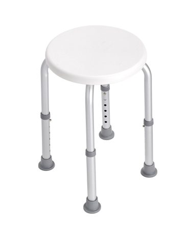 VEVOR Shower Chair for Inside Shower, Adjustable Height Shower Stool, Non-Slip Bench Bathtub Seat Stool for Elderly Disabled Adults Handicap, 300 lbs Capacity