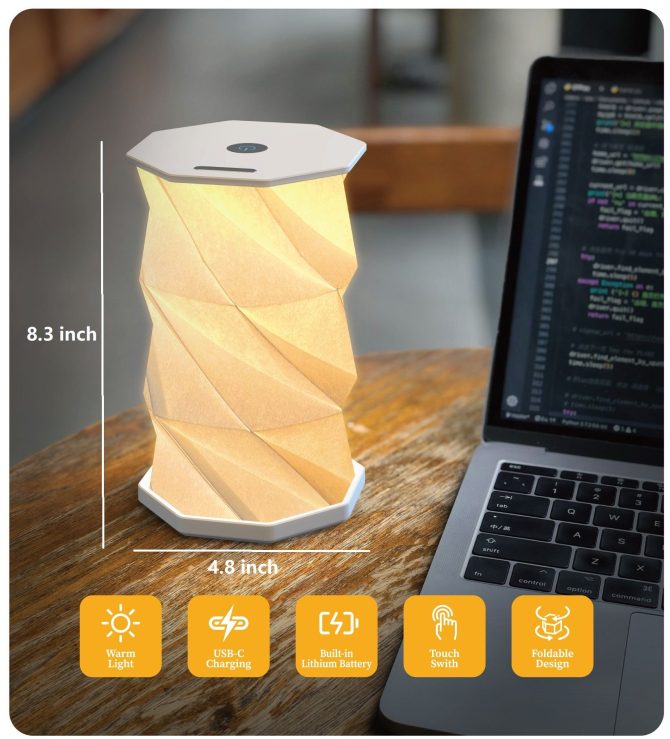 Valentines Day gift, Twist night light for him - Image 9