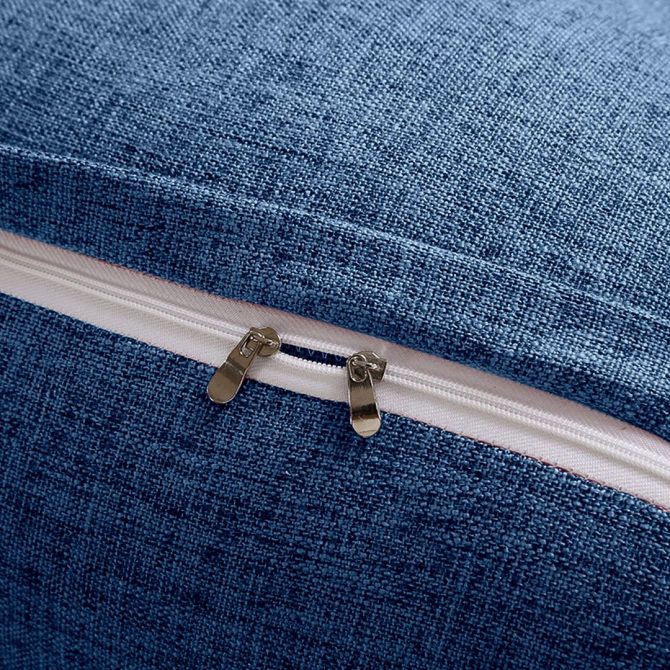 SOGA 120cm Blue Triangular Wedge Bed Pillow Headboard - Image 6