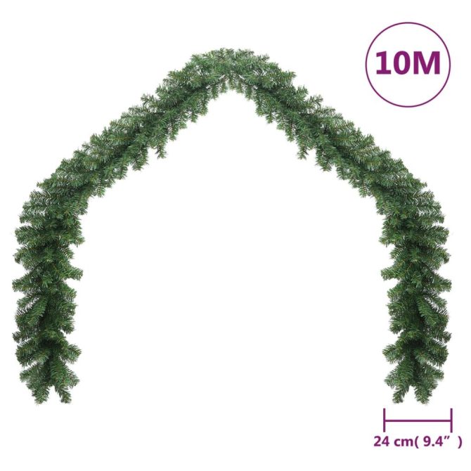 Christmas Garland with LED Lights 32.8' - Image 6