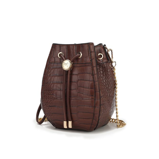 MKF Collection Cassidy Crocodile Embossed Vegan Leather Women's Shoulder Bag by Mia k - Image 41