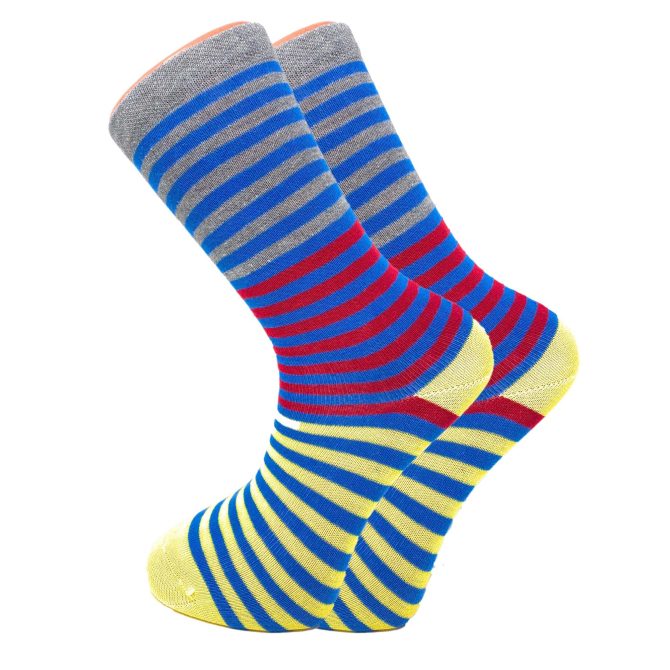Colorful Funny Socks Novelty Crazy Cotton Crew Dress Socks 3 Pairs - Image 128
