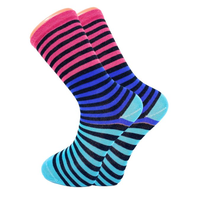 Colorful Funny Socks Novelty Crazy Cotton Crew Dress Socks 3 Pairs - Image 129