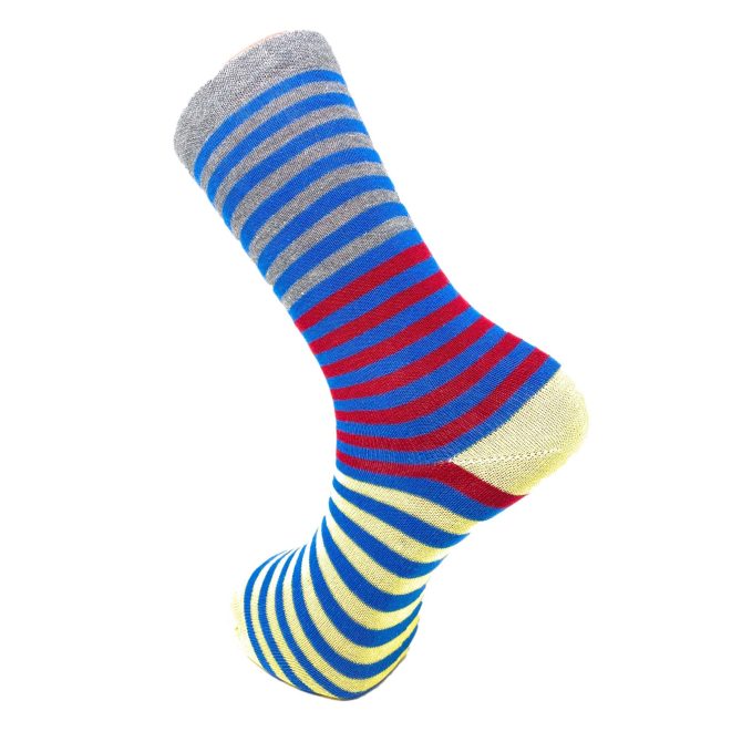 Colorful Funny Socks Novelty Crazy Cotton Crew Dress Socks 3 Pairs - Image 132
