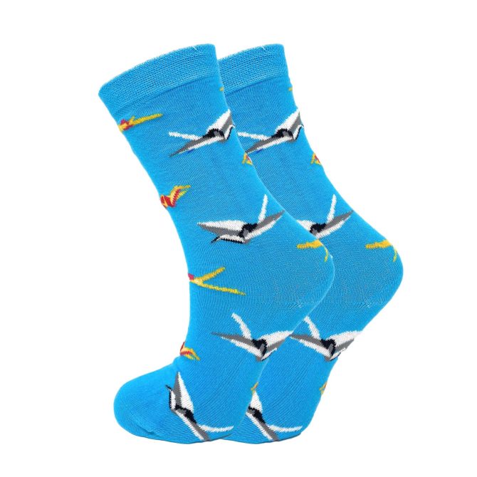 Colorful Funny Socks Novelty Crazy Cotton Crew Dress Socks 3 Pairs - Image 45