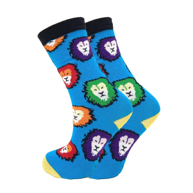Colorful Funny Socks Novelty Crazy Cotton Crew Dress Socks 3 Pairs - Image 46