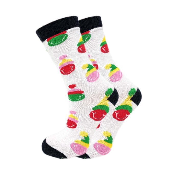 Colorful Funny Socks Novelty Crazy Cotton Crew Dress Socks 3 Pairs - Image 150