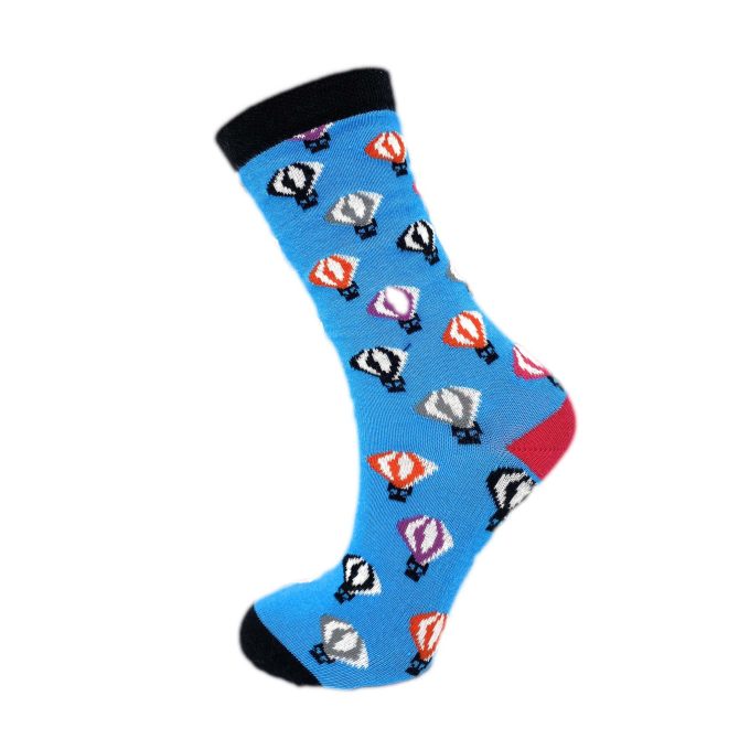 Colorful Funny Socks Novelty Crazy Cotton Crew Dress Socks 3 Pairs - Image 154
