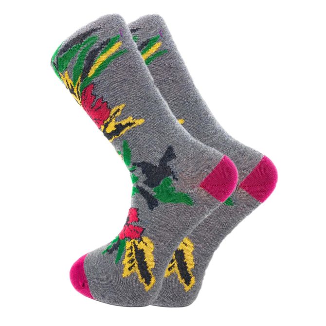 Colorful Funny Socks Novelty Crazy Cotton Crew Dress Socks 3 Pairs - Image 2