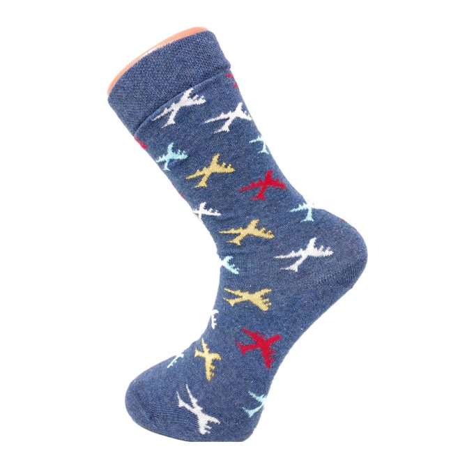 Colorful Funny Socks Novelty Crazy Cotton Crew Dress Socks 3 Pairs - Image 27