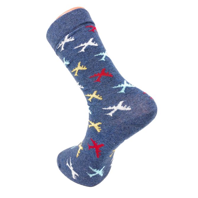 Colorful Funny Socks Novelty Crazy Cotton Crew Dress Socks 3 Pairs - Image 67