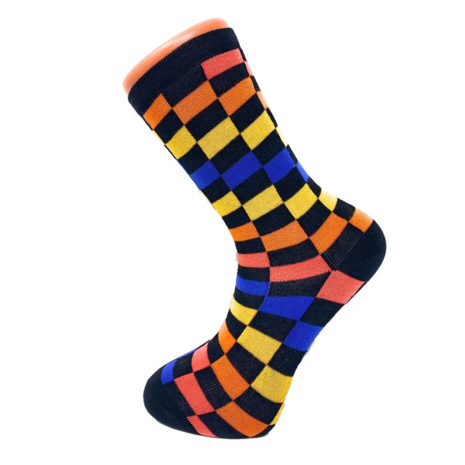 Colorful Funny Socks Novelty Crazy Cotton Crew Dress Socks 3 Pairs - Image 106