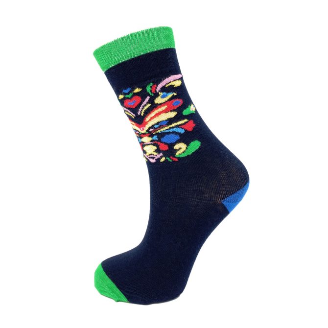 Colorful Funny Socks Novelty Crazy Cotton Crew Dress Socks 3 Pairs - Image 117
