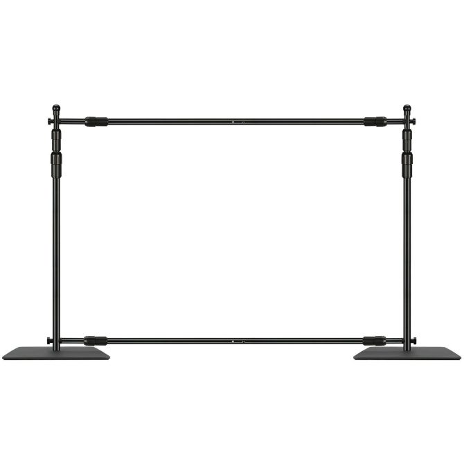 VEVOR 10ft x 10ft Pipe and Drape Kit, Heavy Duty Backdrop Stand with Carbon Steel Base, Adjustable Backdrop Support with 6 Clamps and A Carry Bag for Wedding, Party, Event, Photography, and Exhibition - Image 11