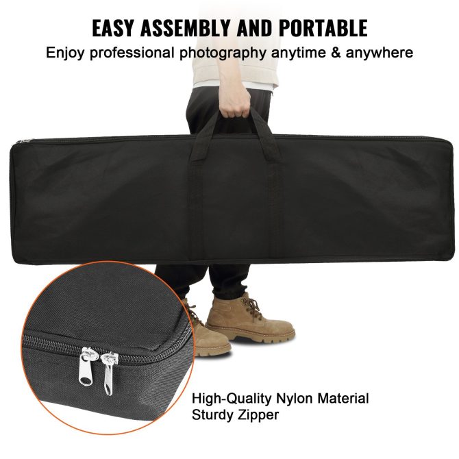 VEVOR 10ft x 10ft Pipe and Drape Kit, Heavy Duty Backdrop Stand with Carbon Steel Base, Adjustable Backdrop Support with 6 Clamps and A Carry Bag for Wedding, Party, Event, Photography, and Exhibition - Image 4