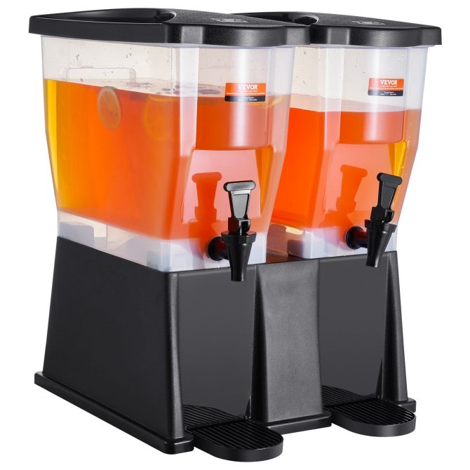 VEVOR Beverage Dispenser, 3 Gallon x 2 Drink Dispensers for Parties, Plastic Juice Dispenser with Stand Spigot Lid, Iced Tea Lemonade Juice Water Dispenser, for Restaurants, Hotels, Parties - Image 11