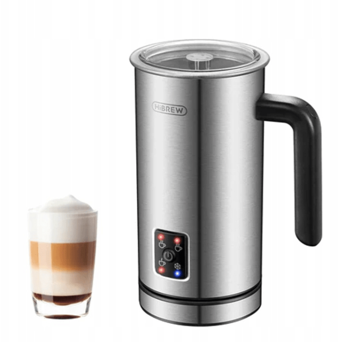 300W Multifunctional cold / hot milk foam 300ml Fully Automatic Milk Heater 360° rotating base SUS304 without BPA adjustable temperature and thickness cappuccino chocolate protein powder mixer cold - Image 10