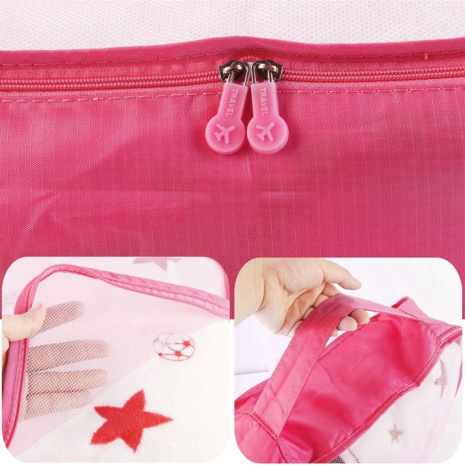 9Pcs/Set Clothes Storage Bags Water-Resistant Travel Luggage Organizer Clothing Packing Cubes for Blouse Hosiery Stocking Underwear - Image 46