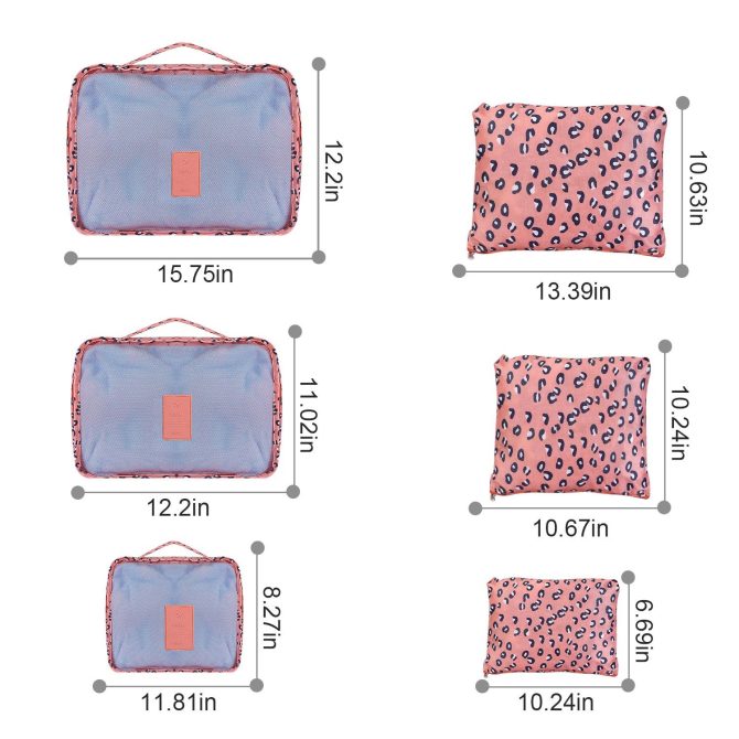 9Pcs/Set Clothes Storage Bags Water-Resistant Travel Luggage Organizer Clothing Packing Cubes for Blouse Hosiery Stocking Underwear - Image 83