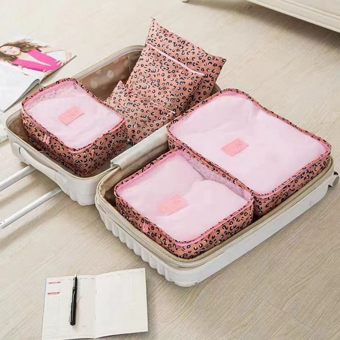 9Pcs/Set Clothes Storage Bags Water-Resistant Travel Luggage Organizer Clothing Packing Cubes for Blouse Hosiery Stocking Underwear - Image 85