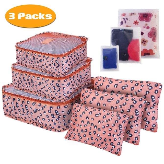 9Pcs/Set Clothes Storage Bags Water-Resistant Travel Luggage Organizer Clothing Packing Cubes for Blouse Hosiery Stocking Underwear - Image 61