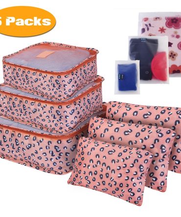9Pcs/Set Clothes Storage Bags Water-Resistant Travel Luggage Organizer Clothing Packing Cubes for Blouse Hosiery Stocking Underwear