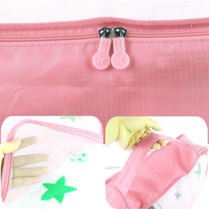 9Pcs/Set Clothes Storage Bags Water-Resistant Travel Luggage Organizer Clothing Packing Cubes for Blouse Hosiery Stocking Underwear - Image 63