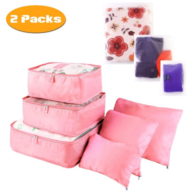 9Pcs/Set Clothes Storage Bags Water-Resistant Travel Luggage Organizer Clothing Packing Cubes for Blouse Hosiery Stocking Underwear - Image 86