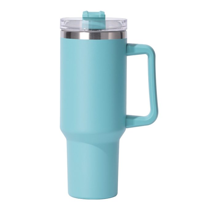 40oz large capacity tumbler, With Handle And Straw Lid, Insulated Reusable Stainless Steel Water Bottles Travel Mug Coffee Cup car cup water cup For Men Women Outdoor Camping Driving,  gift - Image 41