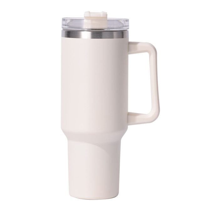 40oz large capacity tumbler, With Handle And Straw Lid, Insulated Reusable Stainless Steel Water Bottles Travel Mug Coffee Cup car cup water cup For Men Women Outdoor Camping Driving,  gift - Image 9