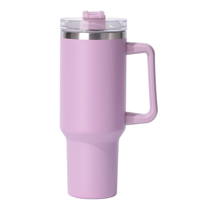40oz large capacity tumbler, With Handle And Straw Lid, Insulated Reusable Stainless Steel Water Bottles Travel Mug Coffee Cup car cup water cup For Men Women Outdoor Camping Driving,  gift - Image 25