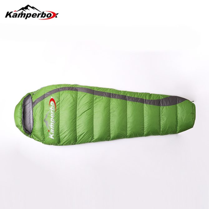 Kamperbox Winter Down Sleeping Bag Camping Equipment Lightweight Sleeping Bag - Image 4