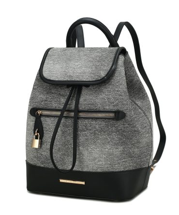MKF Collection Porsha Vegan Leather Women Backpack by Mia K