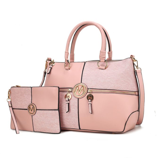 MKF Collection Maji Vegan Leather Women Satchel with Wristlet by Mia K - Image 11