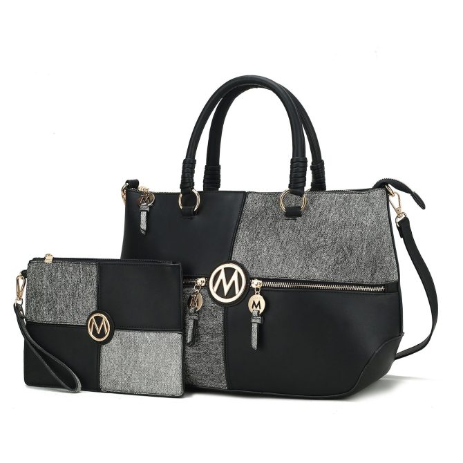 MKF Collection Maji Vegan Leather Women Satchel with Wristlet by Mia K - Image 6