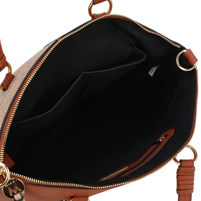 MKF Collection Maji Vegan Leather Women Satchel with Wristlet by Mia K - Image 20