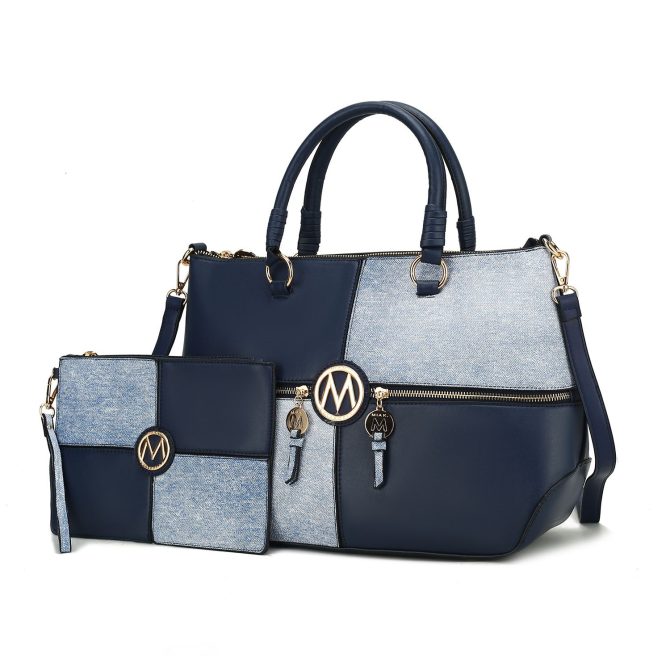 MKF Collection Maji Vegan Leather Women Satchel with Wristlet by Mia K - Image 16