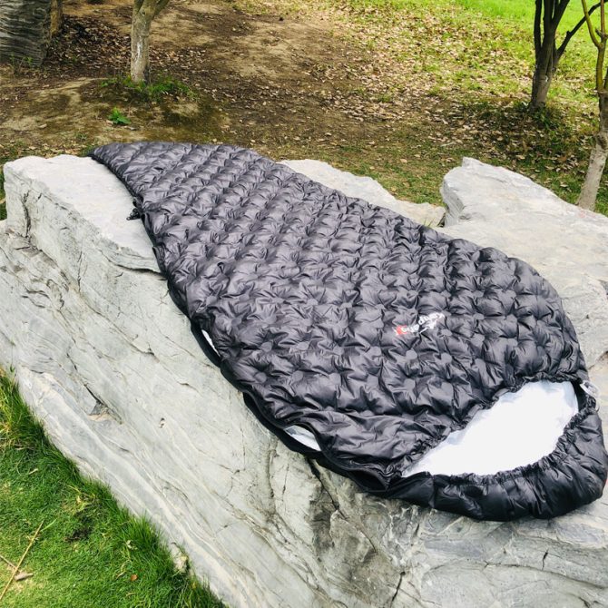 Kamperbox Down Sleeping Bag, Camping 3 Season Ultralight Sleeping Bags, Lightweight Sleeping Bag Bubblue Air 2 - Image 10