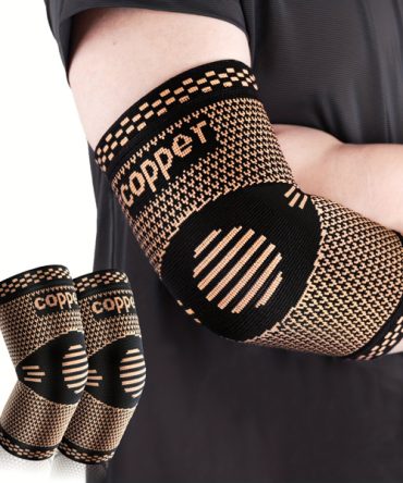 Elbow compression sleeve (1 pair)-prevents and restores tendonitis support for weight lifting, tennis, basketball, and cycling trips in the gym