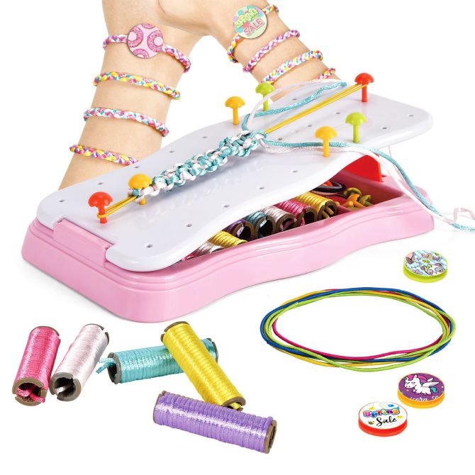 Bracelet Making Kit DIY Arts and Crafts Toys Kids Travel Activity Set Birthday Gifts For 6 7 8 9 10 11 12 Year Old Girls - Image 2