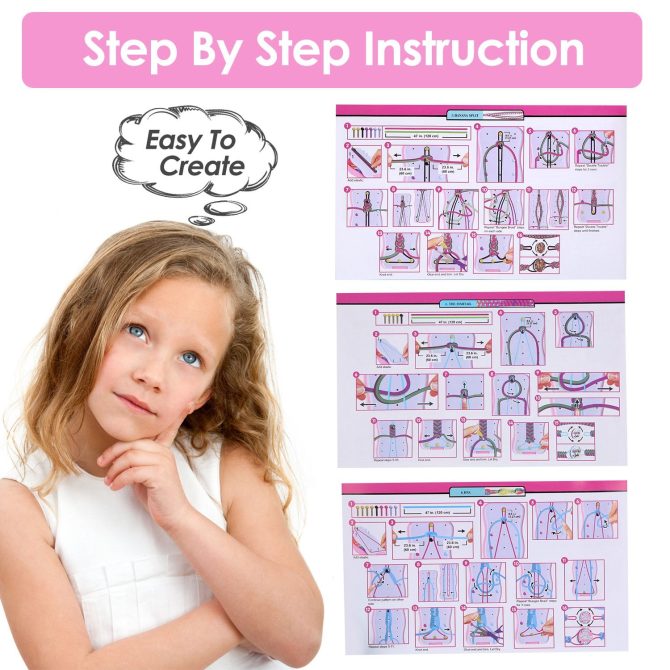 Bracelet Making Kit DIY Arts and Crafts Toys Kids Travel Activity Set Birthday Gifts For 6 7 8 9 10 11 12 Year Old Girls - Image 4